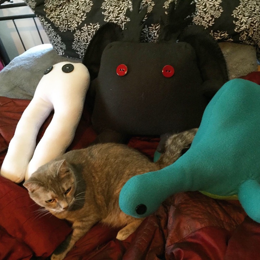 Cryptid pillows